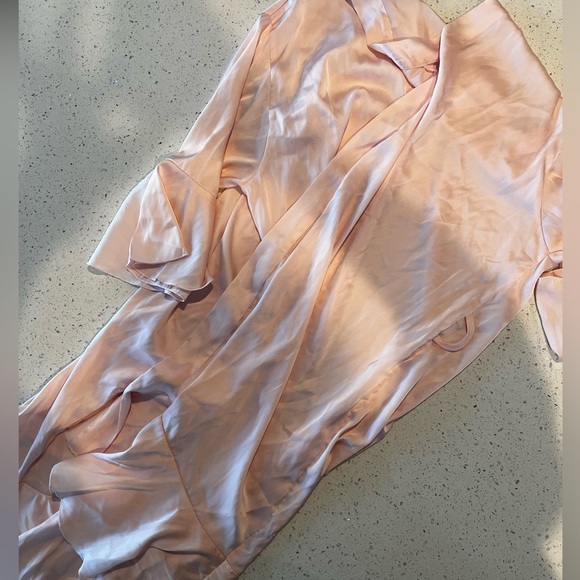 Pink Silk Robe - Picture 2 of 3